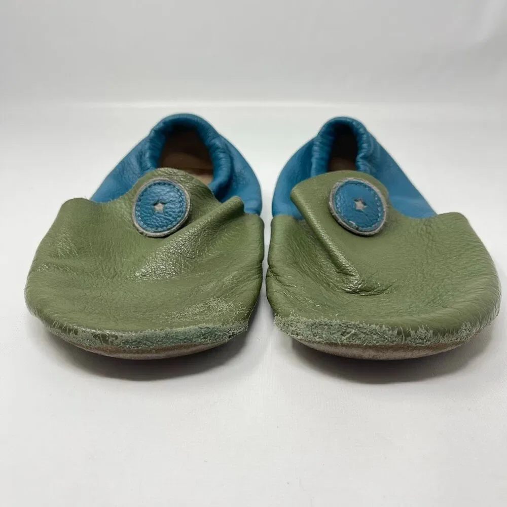 Softstar Roo Moccasin Barefoot Leather Sheepskin Slip On Shoes Youth Size 4W